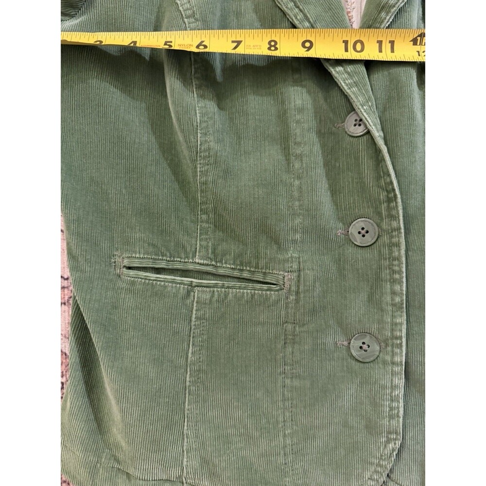 Vintages St. John's Bay Green Button-Front Collared Pocket Jacket Women’s XL - Picture 6 of 6